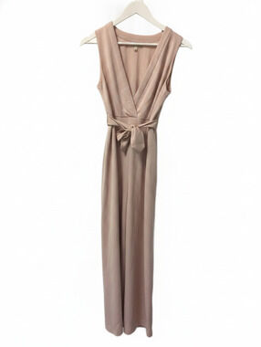 Gianni Bini Blush Pink Sleeveless Jumpsuit